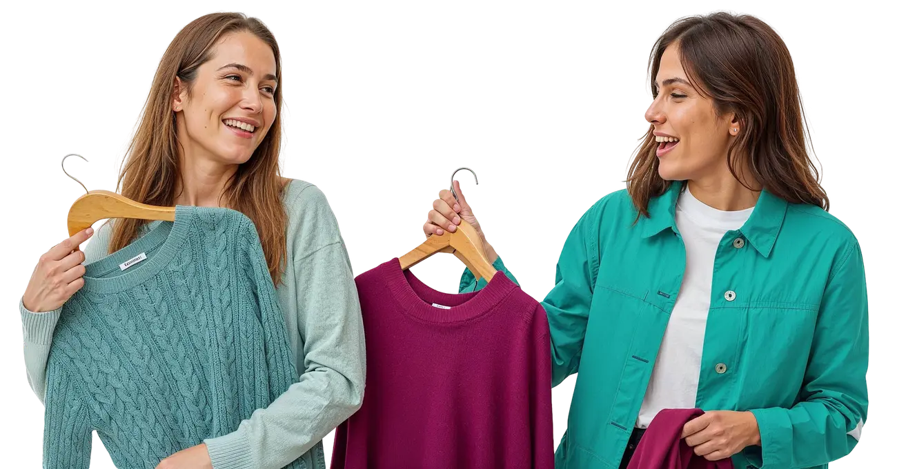 Dvaja priatelia si vymieňajú oblečenie v REZKE