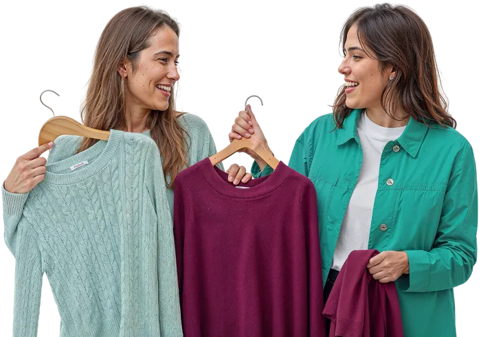 Priatelia si vymieňajú oblečenie v REZKE